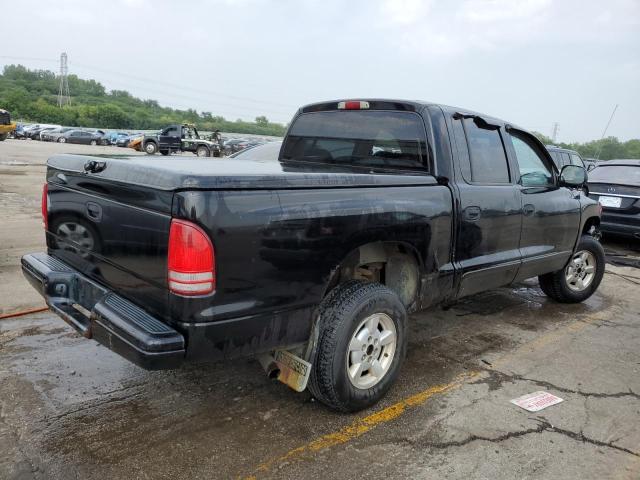 1B7HG38N12S552467 - 2002 DODGE DAKOTA QUAD SPORT BLACK photo 3