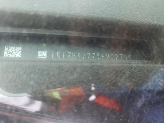 1G1ZK57779F222751 - 2009 CHEVROLET MALIBU LTZ Qara foto 12