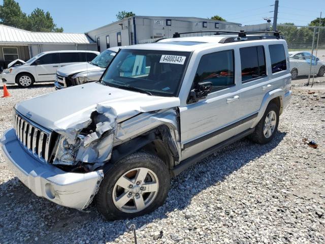 1J8HG48P47C527936 - 2007 JEEP COMMANDER SILVER photo 1