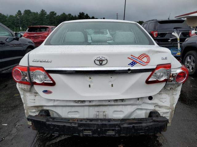 2T1BU4EE9DC070360 - 2013 TOYOTA COROLLA BASE WHITE photo 6