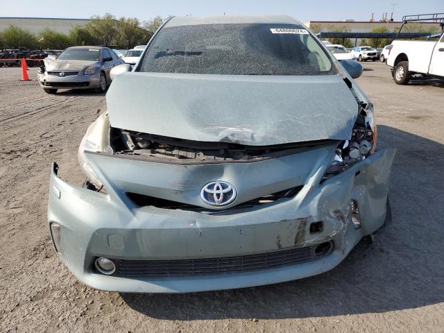 JTDZN3EU4E3291582 - 2014 TOYOTA PRIUS V TEAL photo 5