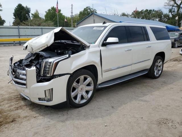 1GYS4HKJXFR218303 - 2015 CADILLAC ESCALADE ESV LUXURY WHITE photo 1