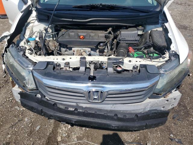 2HGFB2F59CH603405 - 2012 HONDA CIVIC LX WHITE photo 11