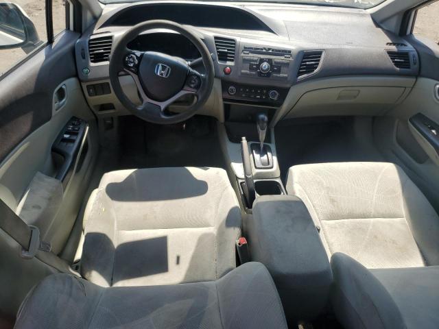 2HGFB2F59CH603405 - 2012 HONDA CIVIC LX WHITE photo 8