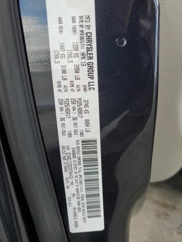 2C4RC1CG5DR734433 - 2013 CHRYSLER TOWN & COU TOURING L BLACK photo 14