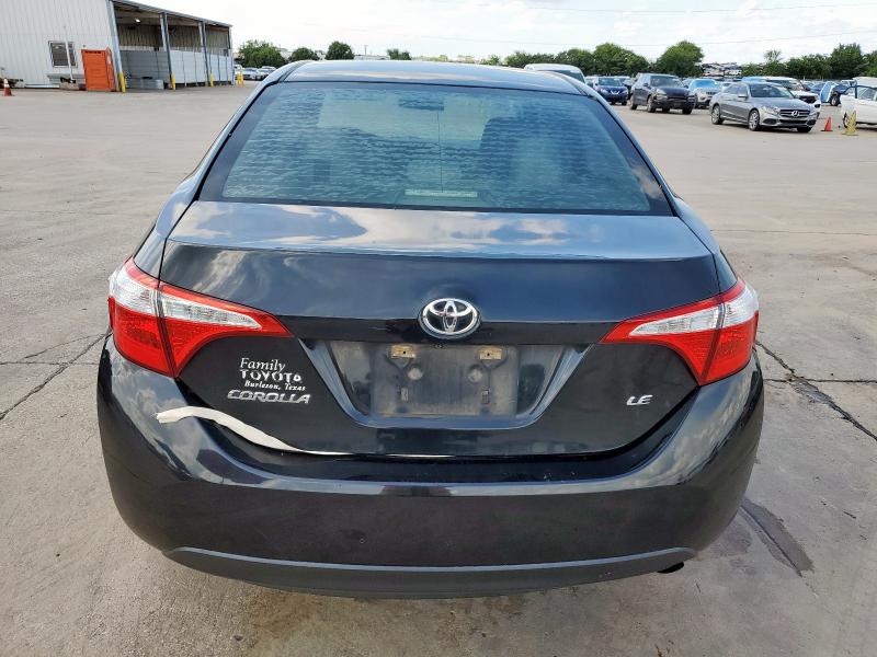 5YFBURHE1GP405964 - 2016 TOYOTA COROLLA L BLACK photo 6