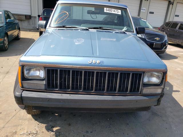 1J7FT26E7KL489138 - 1989 JEEP COMANCHE BLUE photo 5