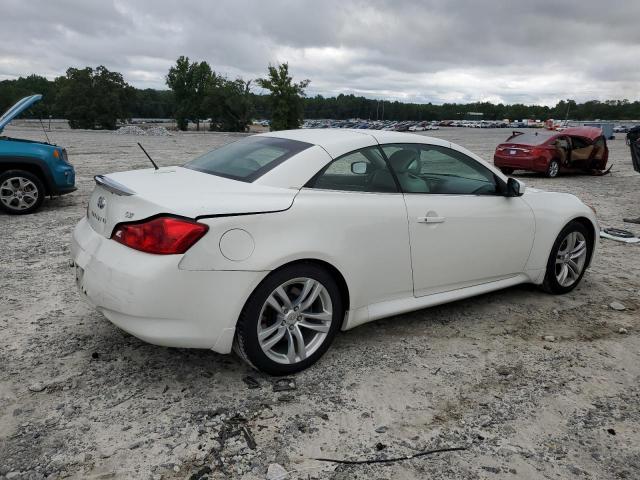 JNKCV66E79M720825 - 2009 INFINITI G37 BASE WHITE photo 3