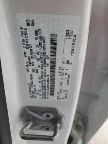 1FMCU0J95HUB40074 - 2017 FORD ESCAPE TITANIUM 白色 照片 12