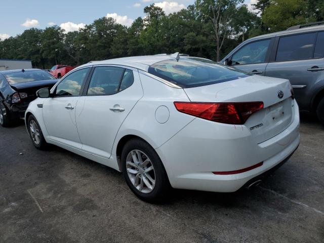 KNAGM4A70D5405643 - 2013 KIA OPTIMA LX WHITE photo 2