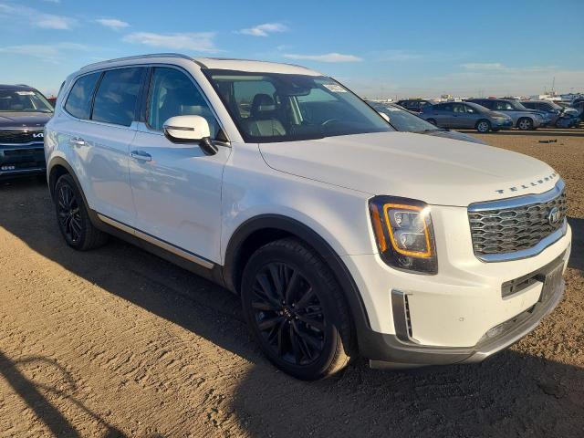 5XYP5DHC8LG010148 - 2020 KIA TELLURIDE SX WHITE photo 4