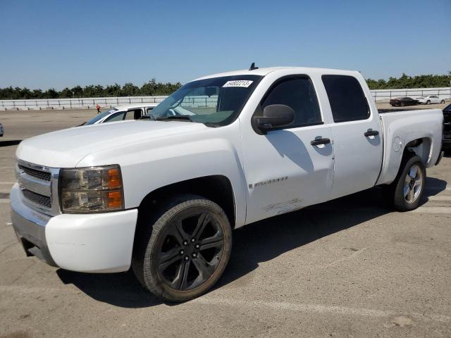 3GCEC13C57G548915 - 2007 CHEVROLET SILVERADO C1500 CREW CAB WHITE photo 1