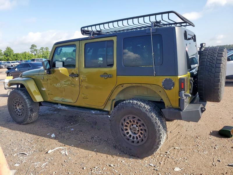 1J4GA59157L152251 - 2007 JEEP WRANGLER SAHARA მწვანე ფოტო 2