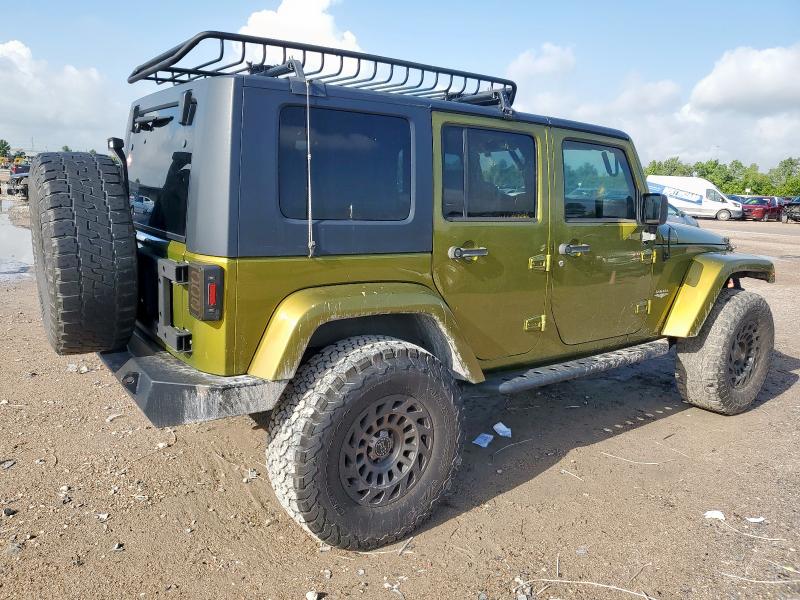 1J4GA59157L152251 - 2007 JEEP WRANGLER SAHARA მწვანე ფოტო 3