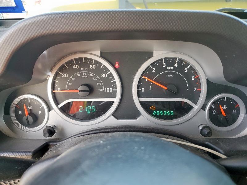 1J4GA59157L152251 - 2007 JEEP WRANGLER SAHARA მწვანე ფოტო 9