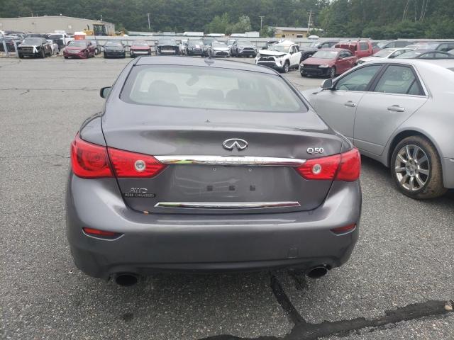 JN1EV7AR1HM841782 - 2017 INFINITI Q50 PREMIUM GRAY photo 6