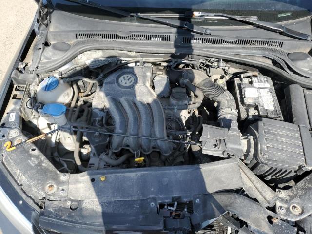 3VW2K7AJ6EM277787 - 2014 VOLKSWAGEN JETTA BASE GRAY photo 11