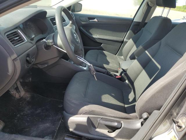 3VW2K7AJ6EM277787 - 2014 VOLKSWAGEN JETTA BASE GRAY photo 7