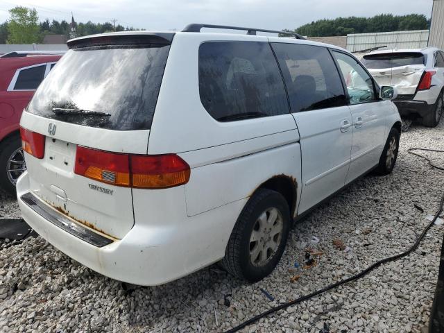 5FNRL18653B001387 - 2003 HONDA ODYSSEY EX WHITE photo 3