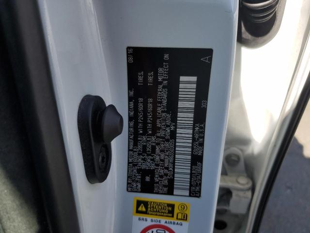 5TDJKRFH8GS503055 - 2016 TOYOTA HIGHLANDER XLE 白色 照片 13