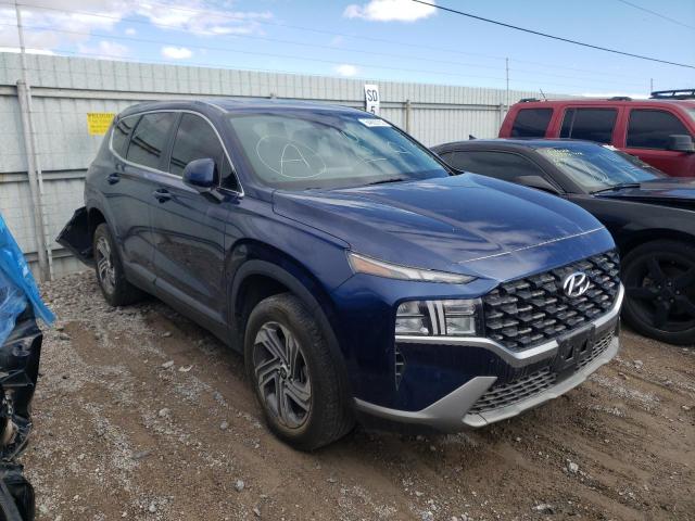 5NMS1DAJXMH318699 - 2021 HYUNDAI SANTA FE SE BLUE photo 1