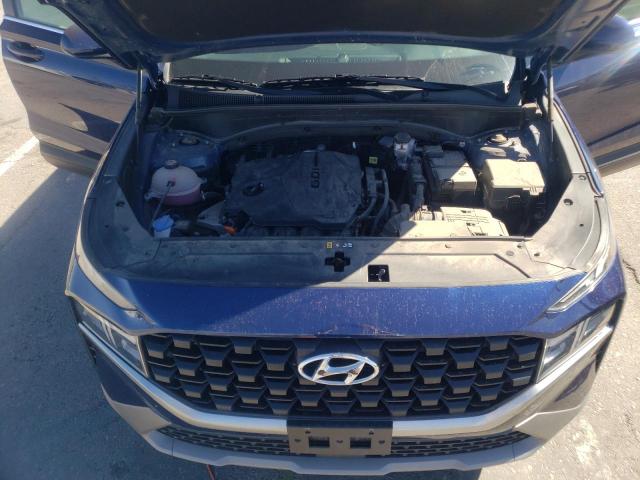 5NMS1DAJXMH318699 - 2021 HYUNDAI SANTA FE SE BLUE photo 7