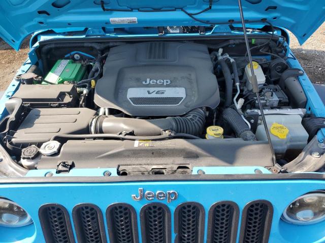 1C4BJWDG1HL630085 - 2017 JEEP WRANGLER U SPORT ლურჯი ფოტო 12