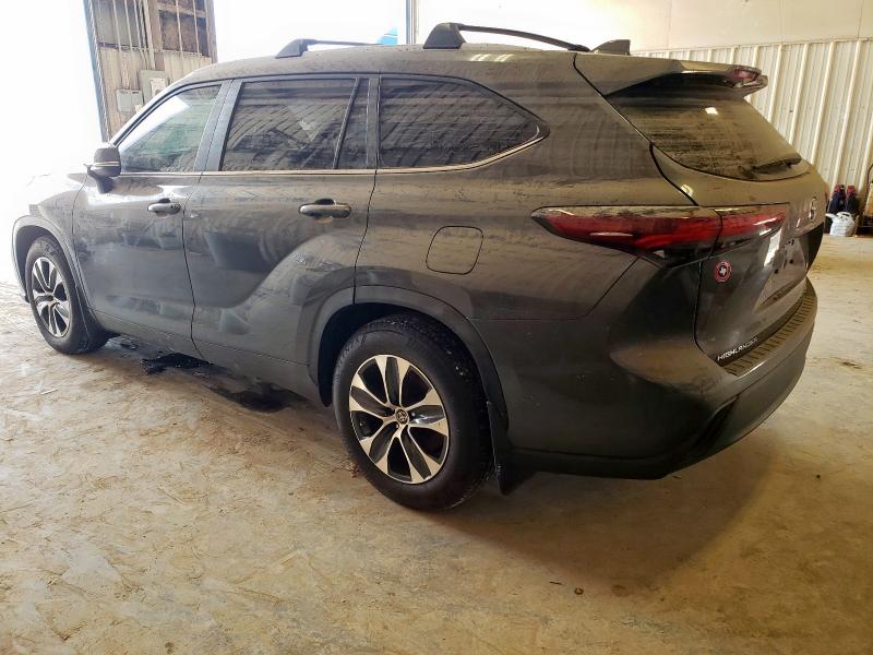 5TDKDRAH9RS543590 - 2024 TOYOTA HIGHLANDER LE فحمي صورة 2