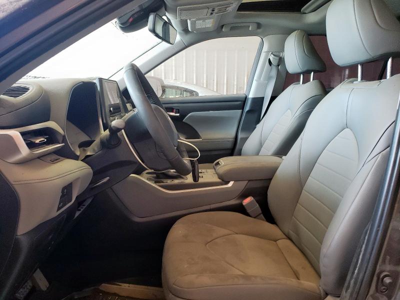 5TDKDRAH9RS543590 - 2024 TOYOTA HIGHLANDER LE فحمي صورة 7