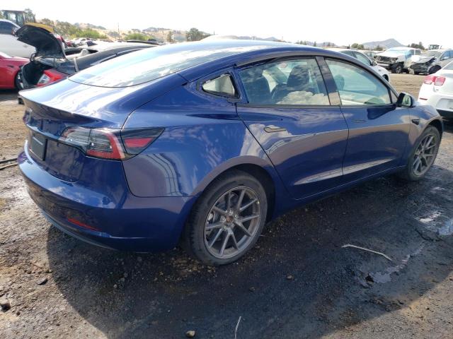 5YJ3E1EA1PF449978 - 2023 TESLA MODEL 3 BLUE photo 3