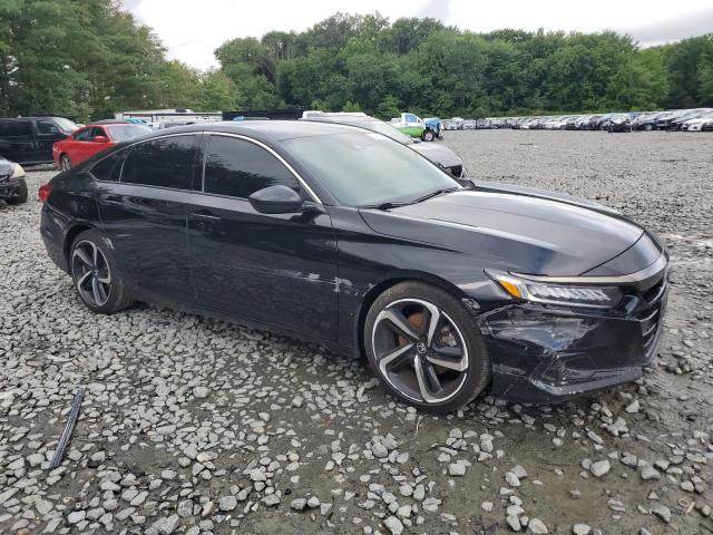 1HGCV1F36NA030810 - 2022 HONDA ACCORD SPORT BLACK photo 4