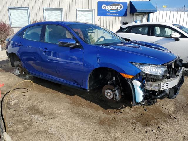 SHHFK7H90JU204623 - 2018 HONDA CIVIC SPORT TOURING BLUE photo 4