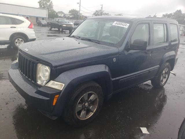 1J8GN28K28W247734 - 2008 JEEP LIBERTY SPORT BLUE photo 1