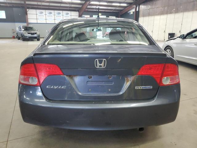 JHMFA36258S009020 - 2008 HONDA CIVIC HYBRID BLUE photo 6