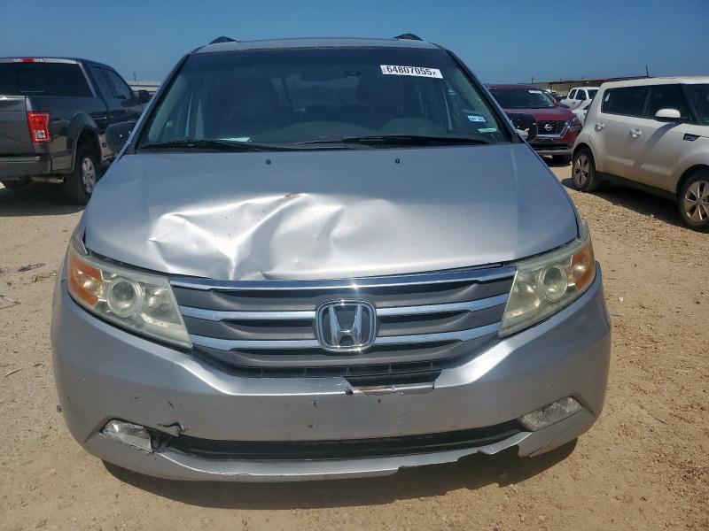 5FNRL5H68DB003272 - 2013 HONDA ODYSSEY EXL SILVER photo 5