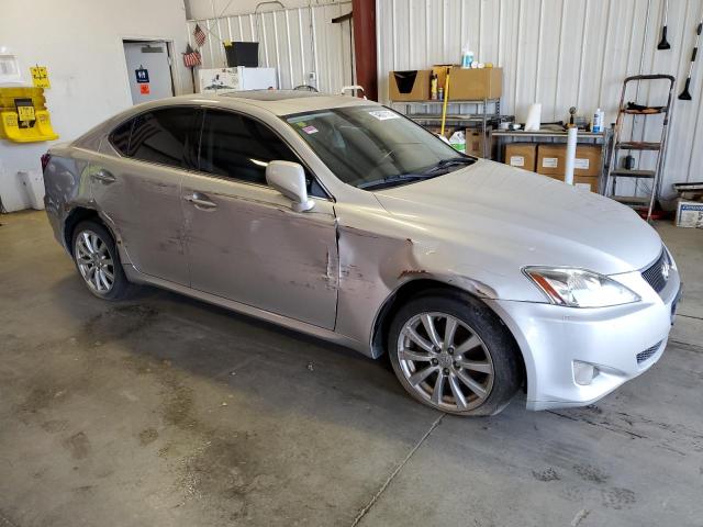 JTHCK262165004936 - 2006 LEXUS IS 250 SILVER photo 4