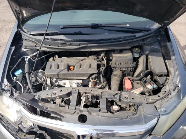 19XFB2F91CE319568 - 2012 HONDA CIVIC EXL ნაცრისფერი ფოტო 11