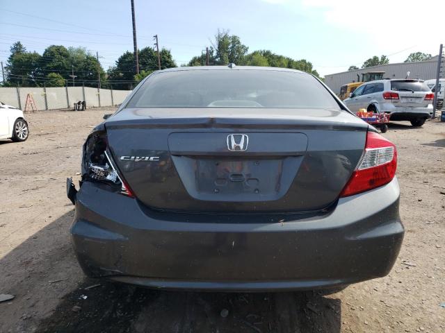 19XFB2F91CE319568 - 2012 HONDA CIVIC EXL ნაცრისფერი ფოტო 6