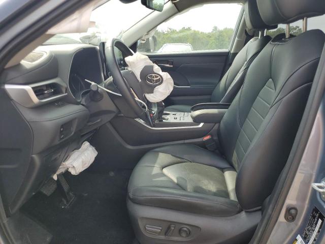 5TDHZRBH2MS109059 - 2021 TOYOTA HIGHLANDER XLE SILVER photo 7