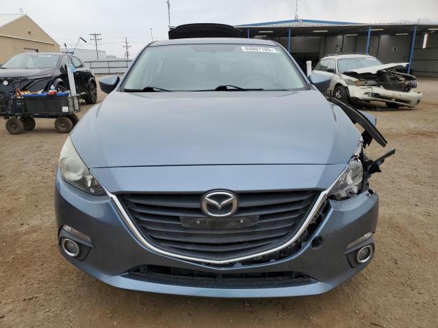 JM1BM1M71E1119722 - 2014 MAZDA 3 GRAND TOURING BLUE photo 5