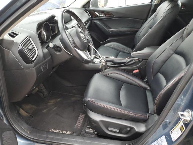 JM1BM1M71E1119722 - 2014 MAZDA 3 GRAND TOURING BLUE photo 7