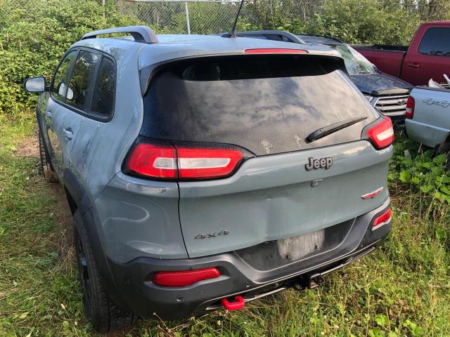 1C4PJMBSXEW164491 - 2014 JEEP CHEROKEE TRAILHAWK GRAY photo 2