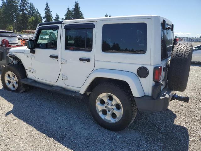 1C4HJWEGXFL700379 - 2015 JEEP WRANGLER U SAHARA WHITE photo 2