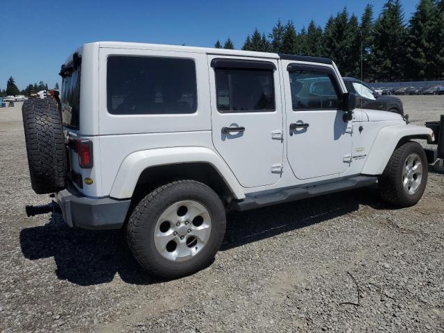 1C4HJWEGXFL700379 - 2015 JEEP WRANGLER U SAHARA WHITE photo 3