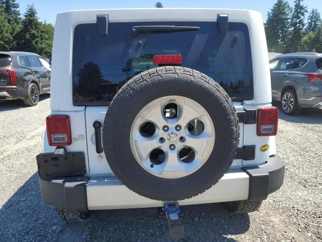 1C4HJWEGXFL700379 - 2015 JEEP WRANGLER U SAHARA WHITE photo 6