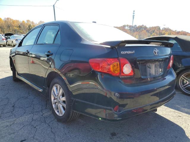 1NXBU40E39Z044317 - 2009 TOYOTA COROLLA BASE BLUE photo 3