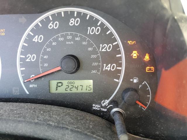 1NXBU40E39Z044317 - 2009 TOYOTA COROLLA BASE BLUE photo 8