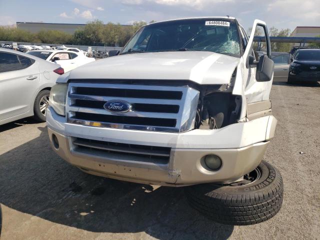 1FMFU17557LA08525 - 2007 FORD EXPEDITION EDDIE BAUER WHITE photo 5