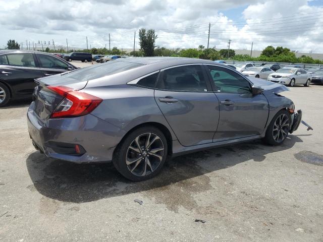 2HGFC2F87LH502550 - 2020 HONDA CIVIC SPORT ნაცრისფერი ფოტო 3