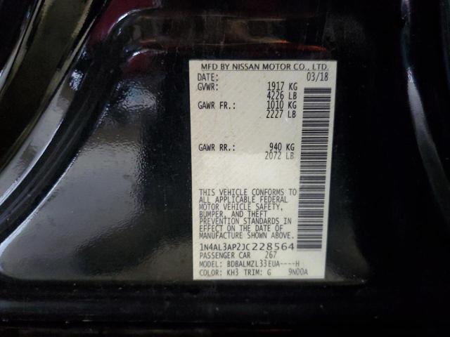 1N4AL3AP2JC228564 - 2018 NISSAN ALTIMA 2.5 Qara foto 12